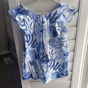 Janie and Jack Blue Floral girls Dress